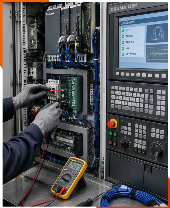 Ремонт систем ЧПУ Okuma OSP в Черняховске
