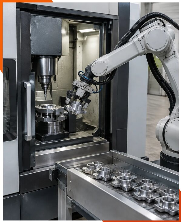 Автоматизация выгрузки деталей со станков в Черняховске